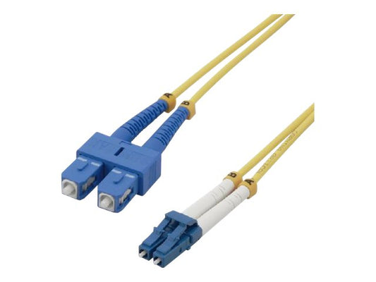MCL SC/LC duplex singlemode 9/125 OS2 optical fiber - 10m