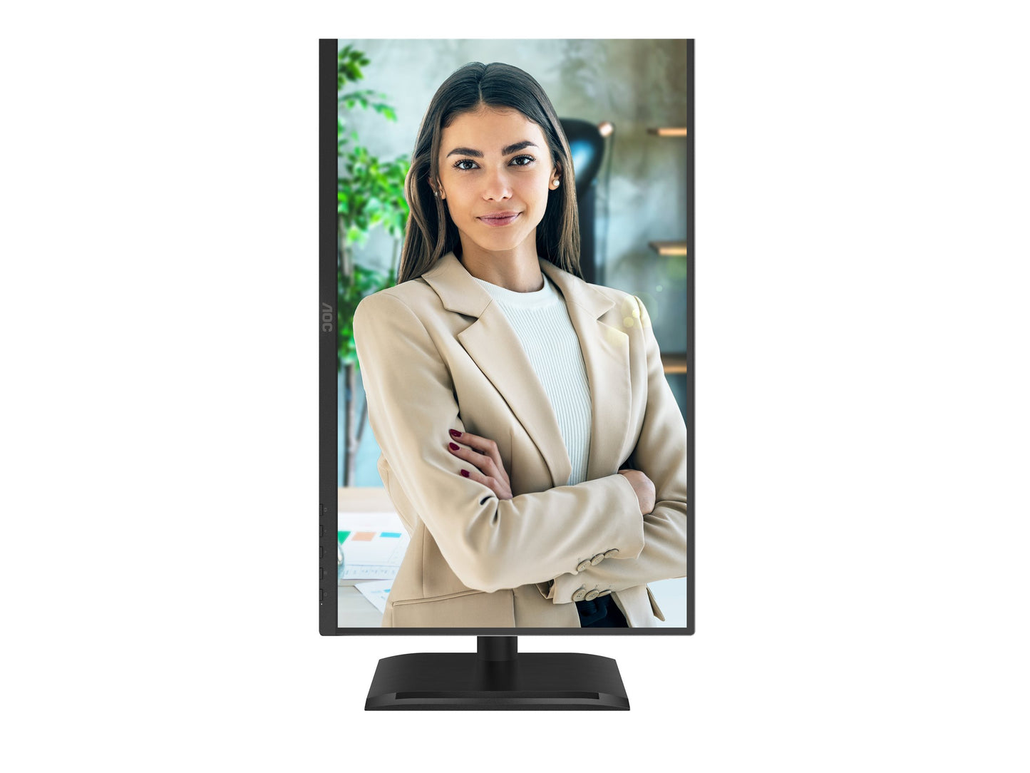 AOC INTERNATIONAL AOC 24P4CV 23.8p IPS FHD 120Hz 4ms HDMI DP USB C PD96W HUB USB Speakers HAS 150mm
