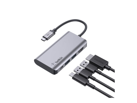 BELKIN Hub USB-C avec HDMI 2x USB-A 100W PD