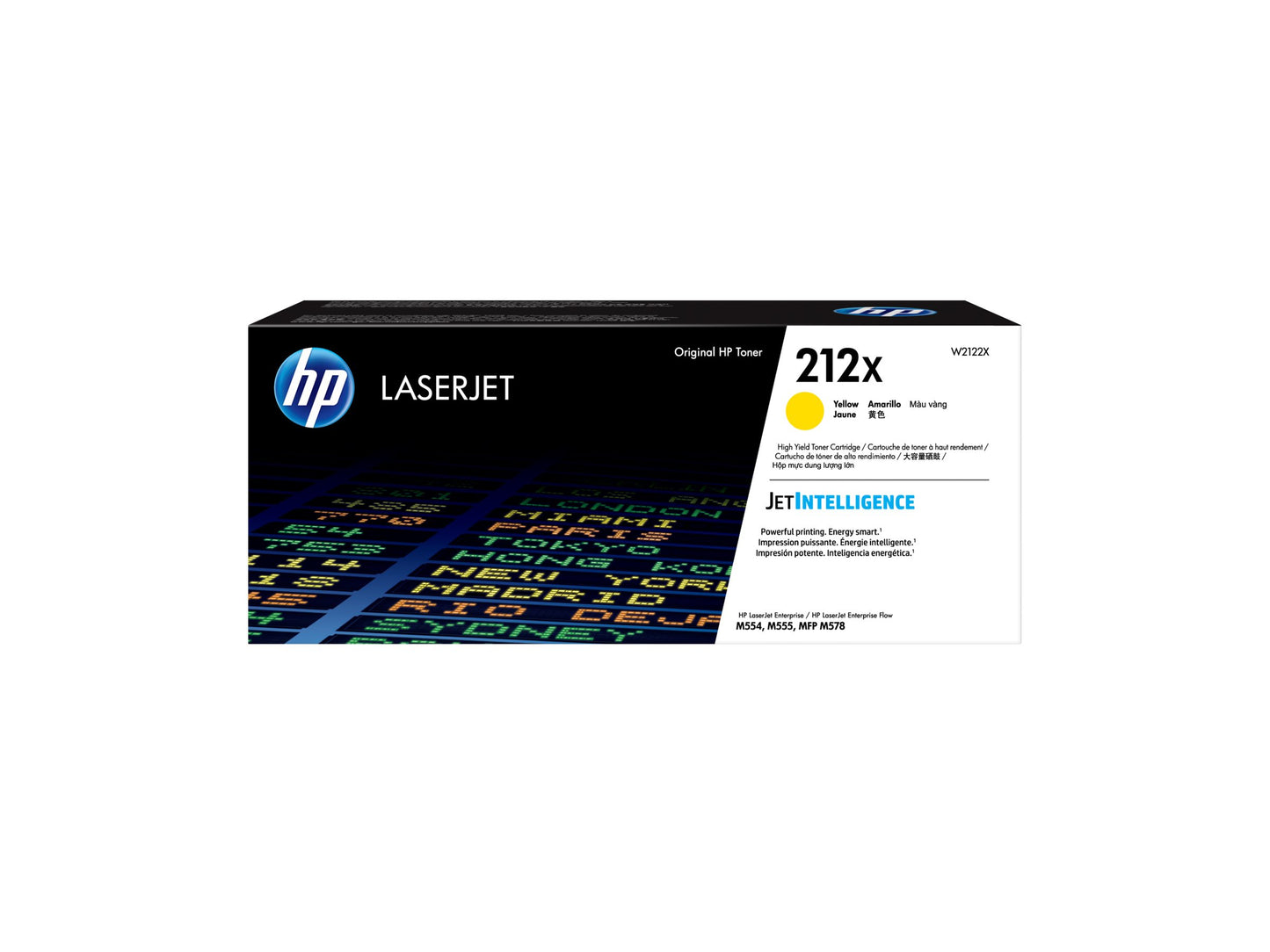 HP 212X High Yield Yellow Original LaserJet Toner Cartridge