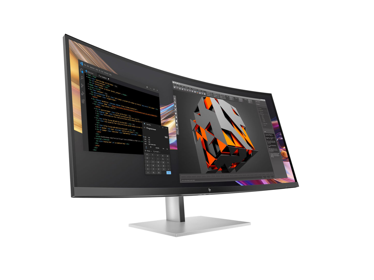 HP Écran incurvé WQHD+ Series 7 Pro 738pu 37.5p WQHD+ 3840x1600 HDMI DisplayPort Thunderbolt 4 3/3/0