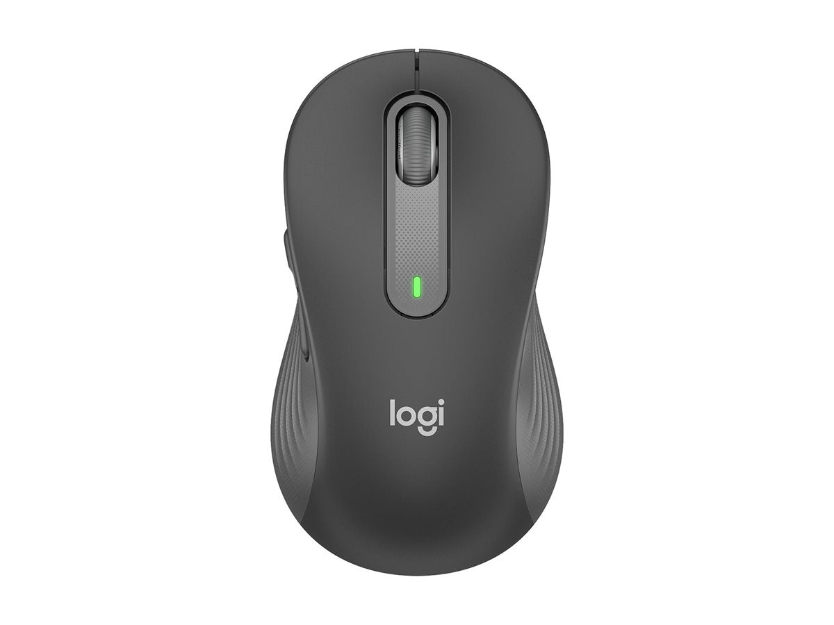 LOGITECH LOGITECH Signature M650 L Mouse large size optical 5 buttons wireless Bluetooth 2.4 GHz Bolt USB receiver graphite