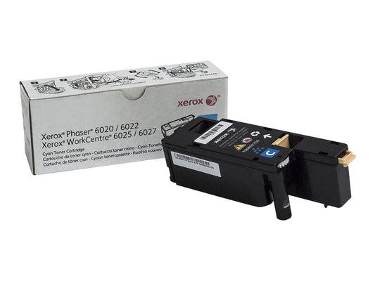XEROX XEROX 6020/6022/6025/6027 cartouche de toner cyan 1.000 pages capacité standard