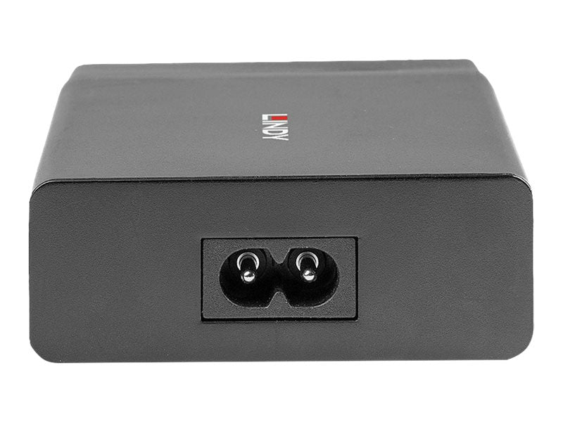 LINDY 4 Port USB Type C & A Smart Charger with Power Delivery 72W