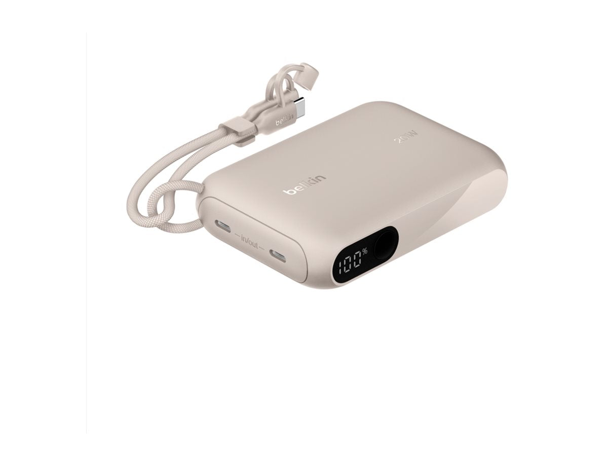 BELKIN BELKIN 10k PD20W Power Bank with Display Sand