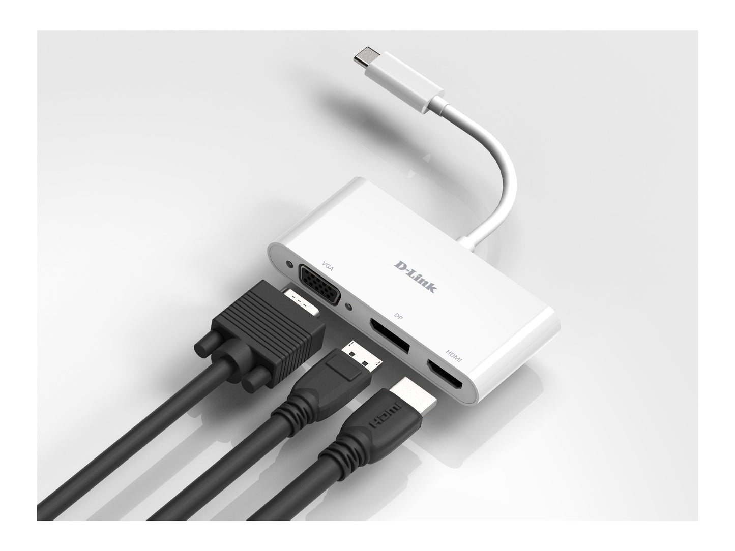 D-LINK D-LINK USB-C 3-en-1 Adapter