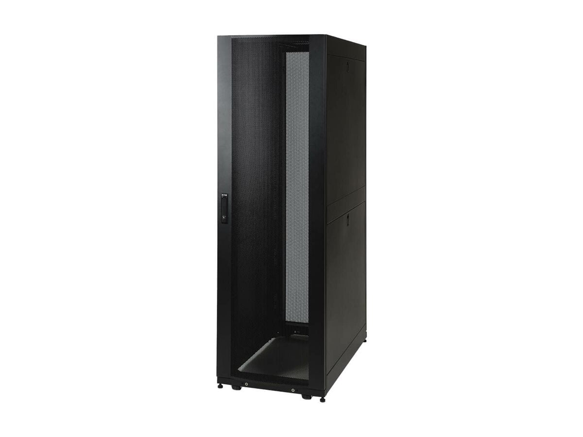EATON EATON TRIPPLITE 42U Rack Enclosure Server Cabinet w/ Doors & Sides Rack cabinet Black 42U 19