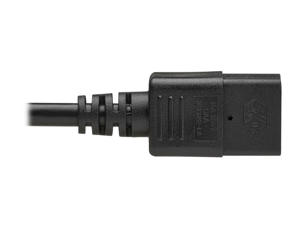 EATON TRIPPLITE Power extension cable IEC 60320 C19 to IEC 60320 C20 AC 250V 16 A 2m Black Europe