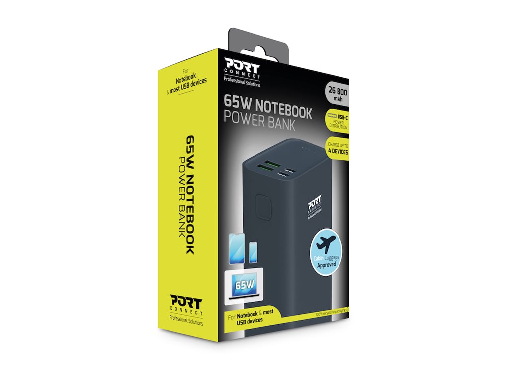 PORT DESIGNS Powerbank 26 800 mAh PD 65W