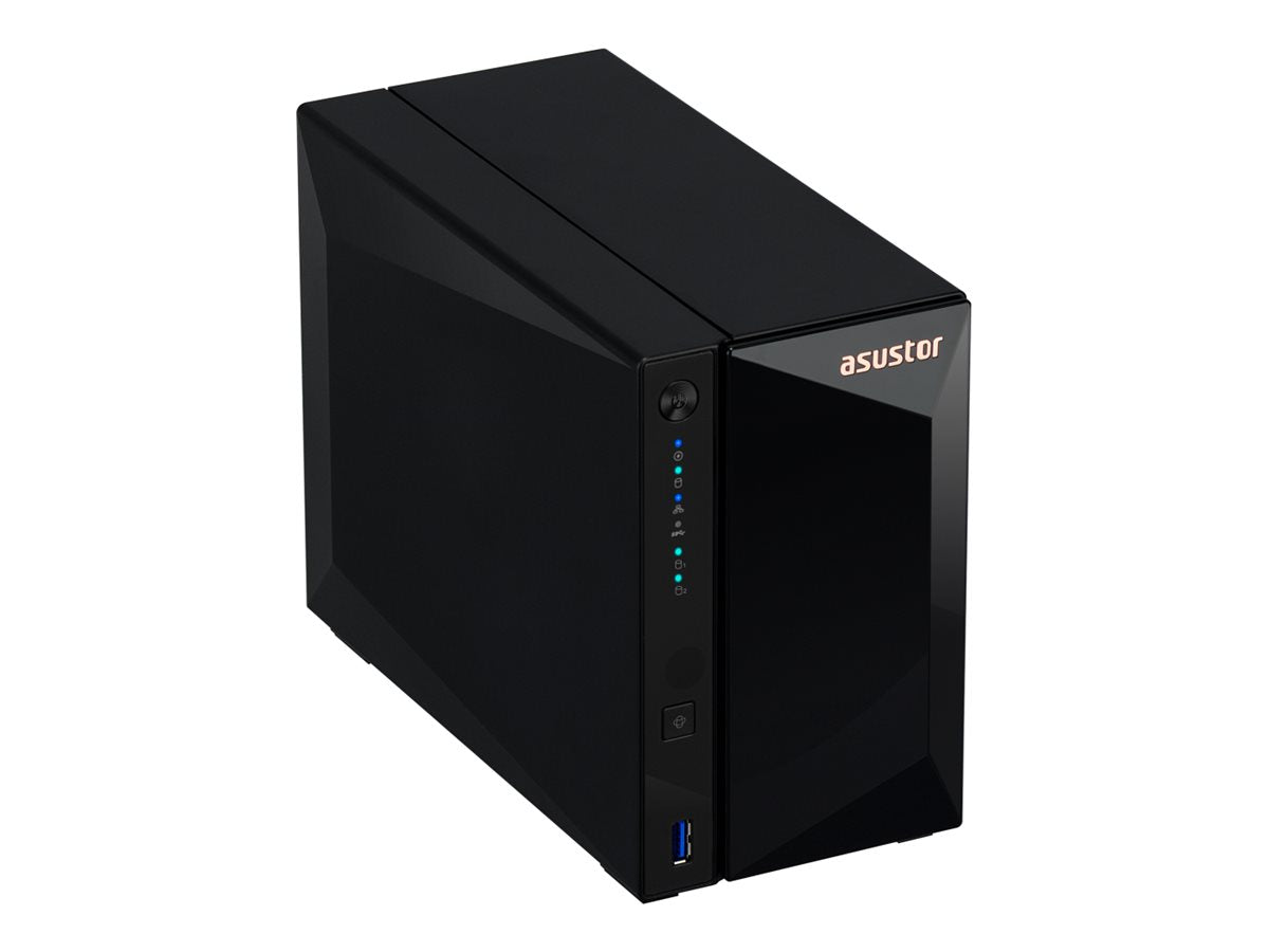 ASUSTOR AS3302T v2 - NAS 2 baies - Realtek RTD1619B - 2Go DDR4 - 2.5 GbE - Tour - Garantie 3 ans
