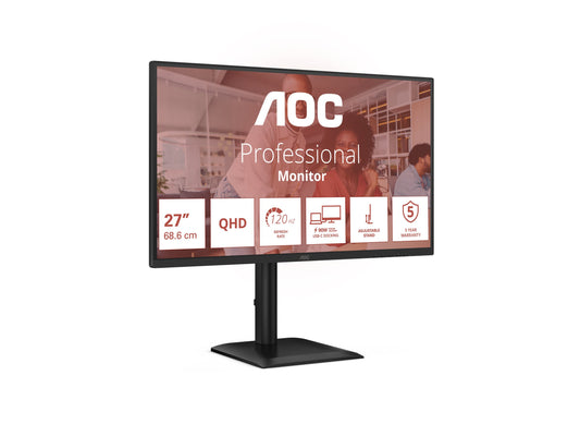 AOC INTERNATIONAL AOC Q27E4CV 27p QHD IPS 120Hz 16:9 HDMI 2.0 DP 1.4 USB-C