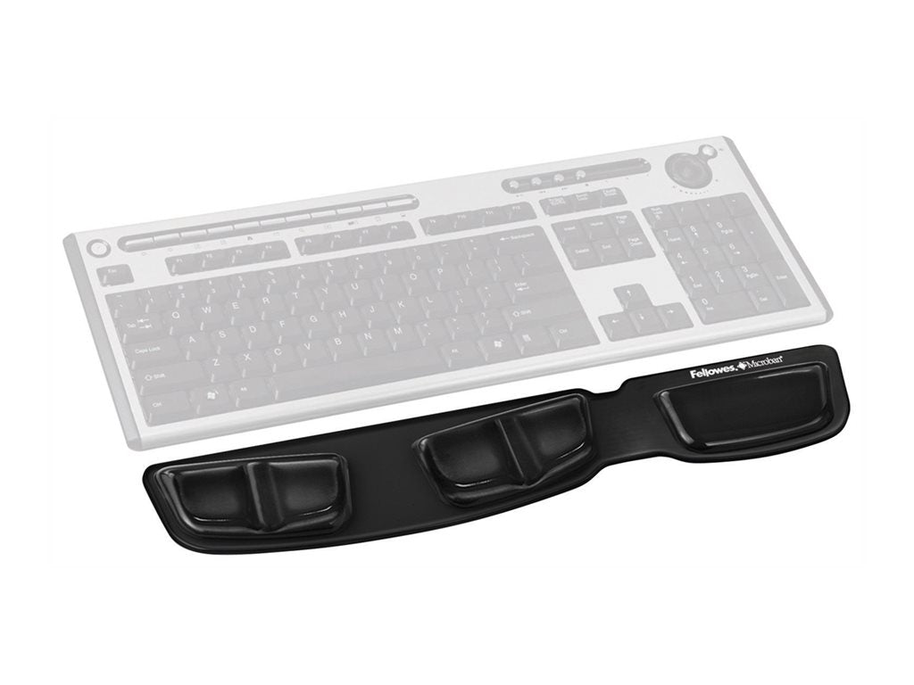 FELLOWES Repose-poignets clavier Health-V - Noir Antibactérien