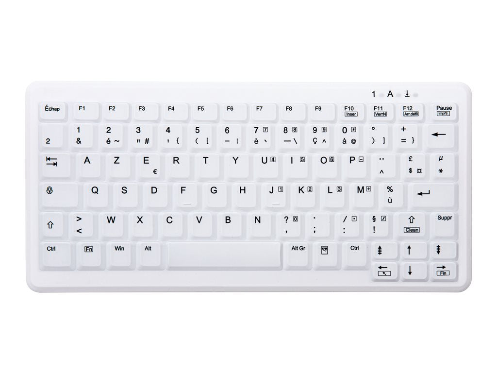 CHERRY CHERRY AK-C4110F-FU1-W/FR Wireless keyboard compact without numpad washable USB white (FR)