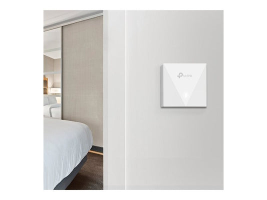 TP-LINK AX3000 Wall-Plate Dual-Band Wi-Fi 6 Access Point 2x Gigabit RJ45 Port 574Mbps at 2.4GHz + 2402Mbps at 5GHz