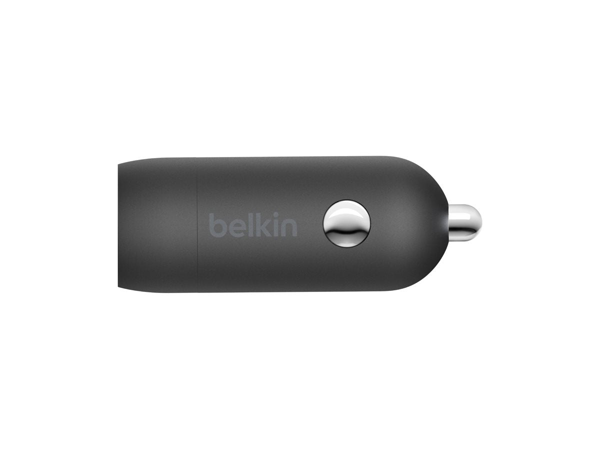 BELKIN 30W USB PD Car Charger With PPS W/PVC C-LTG 1m Black