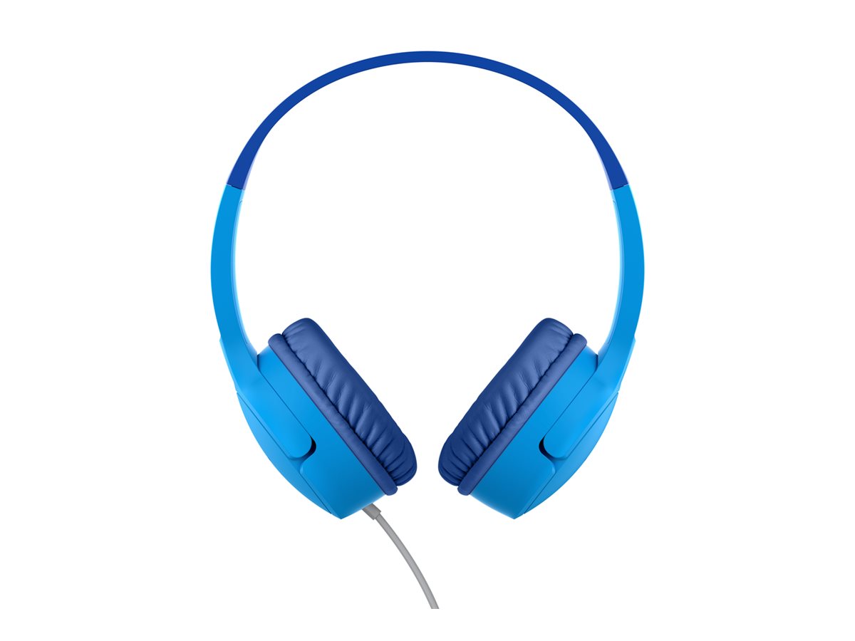 BELKIN SoundForm Mini Wired On-Ear Headphones USB-C & 3.5mm Blue