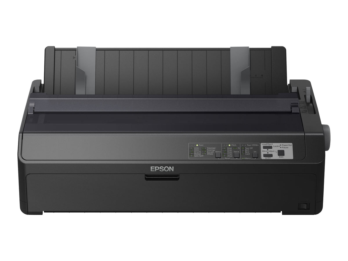 EPSON LQ 2090IIN Printer Mono dot-matrix Roll 21.6 cm 406.4mm width 420x364mm 360x180dpi 24pin 584char/sec parallel USB LAN