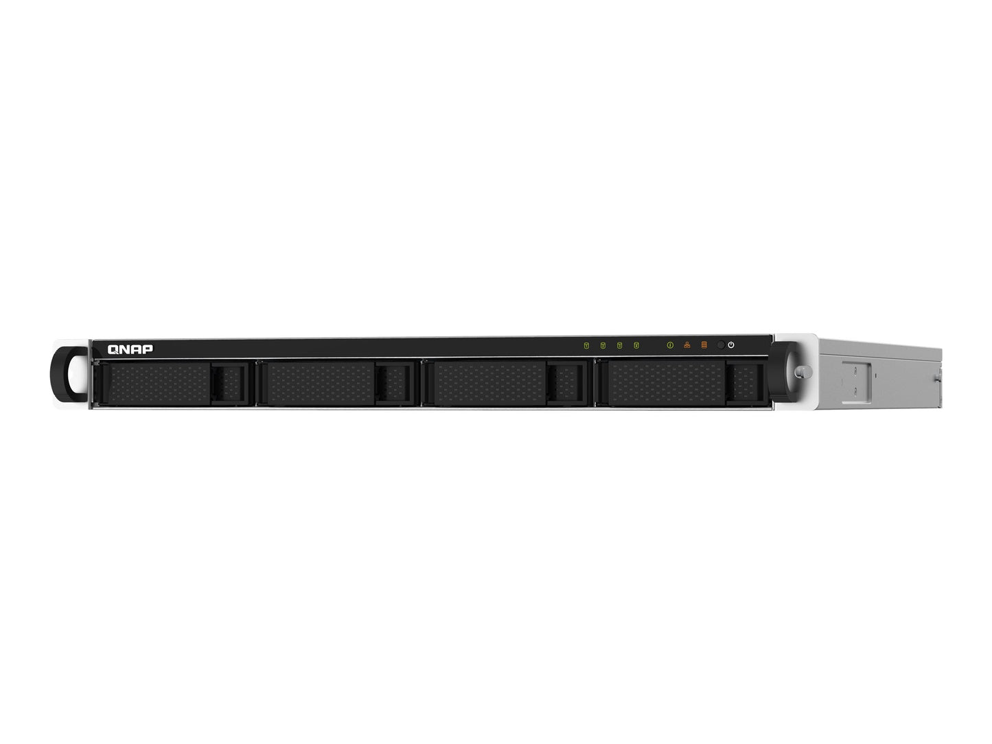 QNAP SYSTEMS QNAP TS-432PXU-RP-2G 4-Bay rackmount NAS AL324 2Go DDR4 UDIMM RAM SATA 6Gb/s 2x 10GbE SFP+ 2x 2.5GbE 1x PCIe Gen2 x2 slot 250W