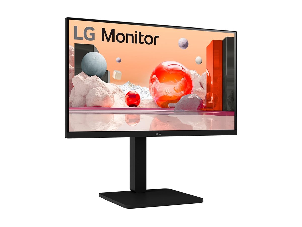 LG LG 24BA450-B.AEUQ Écran LED - 24 - 1920 x 1080 Full HD (1080p) @ 100 Hz - IPS - 250 cd/m² - 1300:1 - 5 ms - HDMI, VGA, DP- HP
