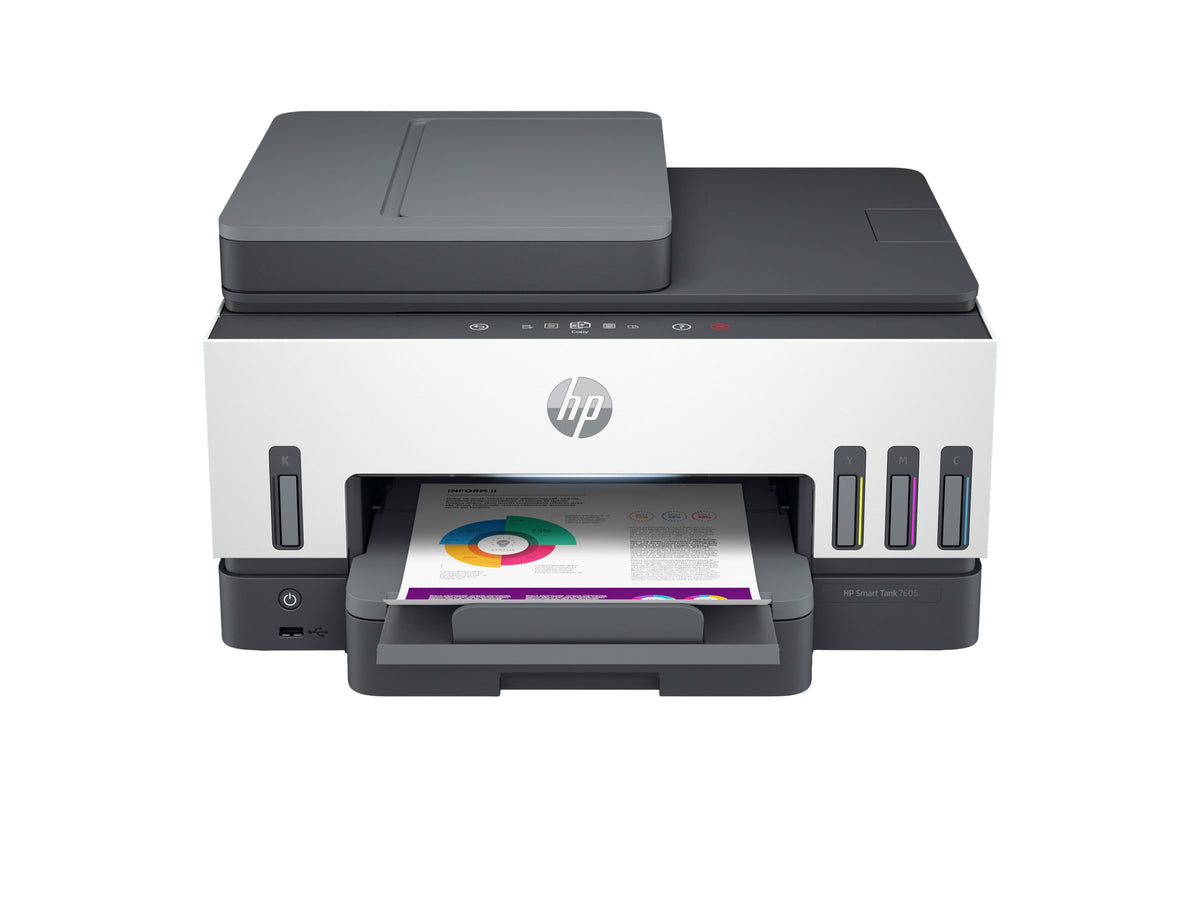HP INC. HP Smart Tank 7605 All-in-One MFP colour inkjet refillable A4 13ppm Copy 15ppm Print 250sheets USB Wi-Fi Bluetooth