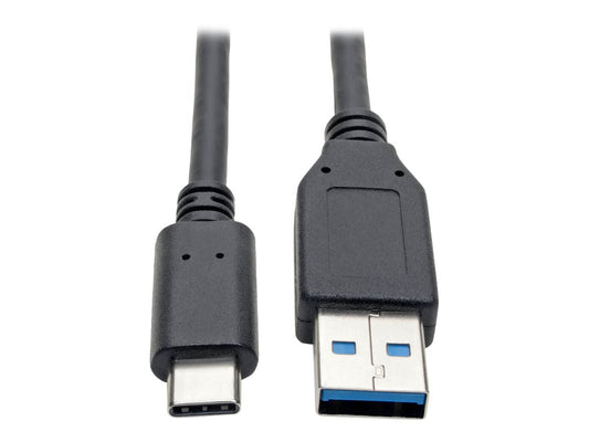 EATON EATON TRIPPLITE USB-C to USB-A Cable M/M USB 3.1 Gen 1 5Gbps Thunderbolt 3 Compatible 6ft. 1.83m