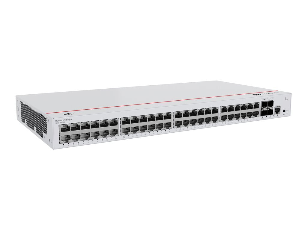HUAWEI TECHNOLOGIES HUAWEI S310-48P4S 48x10/100/1000BASE-T ports 380W PoE+ 4xGE SFP ports built-in AC power eKit
