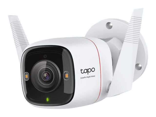 TP-LINK Outdoor Security Wi-Fi Camera 2K QHD 2688x1520 F1.0 2.4GHz 2T2R 2x External Antennas 1x Ethernet Port