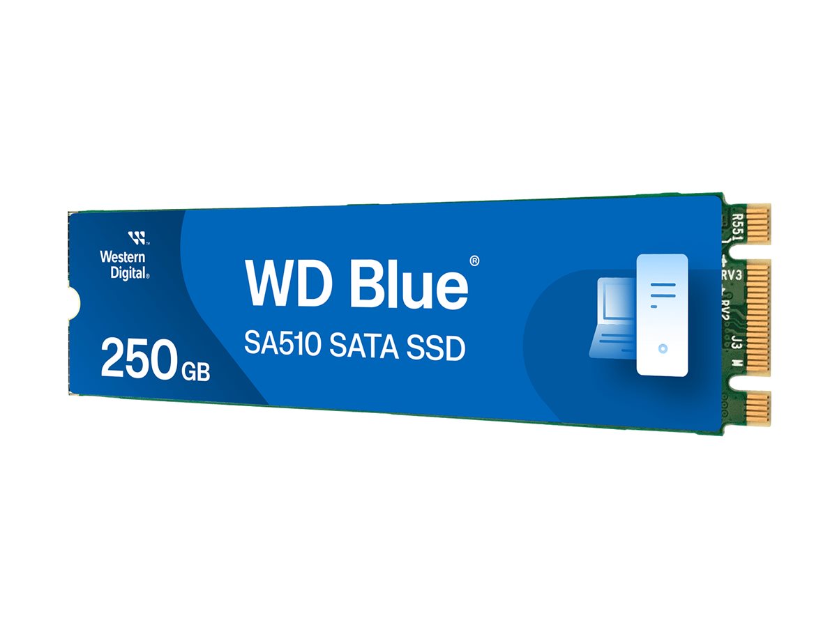 SANDISK WD Blue SA510 SSD 250Go M.2 2280 SATA III 6Gb/s internal single-packed POWERED BY SANDISK