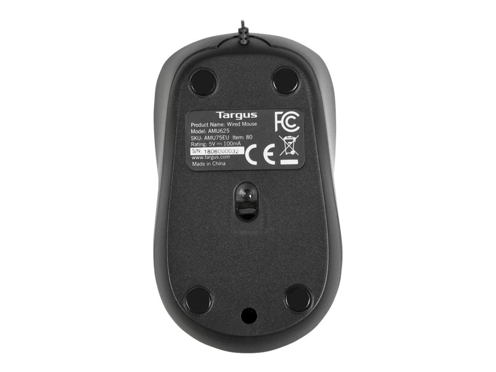 TARGUS TARGUS Souris compacte Blue Trace USB - Noire