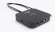 Charger l'image dans la galerie, I-TEC USB-C Dual HDMI DS 2x HDMI 1x GLAN 2x USB-A 3.2 2x USB 2.0 1x USB-C Gen2 1x USB-C Gen1 1x Audio/Mic Jack 1x 100W USB-C PD