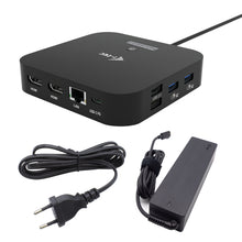 Charger l'image dans la galerie, I-TEC USB-C Dual HDMI DS 2xHDMI 1xGLAN 2xUSB-A 3.2 2xUSB 2.0 1xUSB-C Gen2 1xUSB-C Gen1 1xAudio/Mic Jack 1x100W USB-C PD+Charger 100W