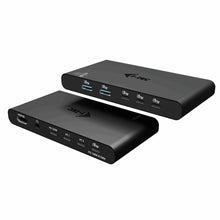 Charger l'image dans la galerie, I-TEC KVM Docking Station HDMI for 2 hosts 1x HDMI 3xUSB-C 3.2 Gen1 2x USB-A 3.2 Gen 1 1x 3.5mm Audio/Mic Power Delivery 2x 100W