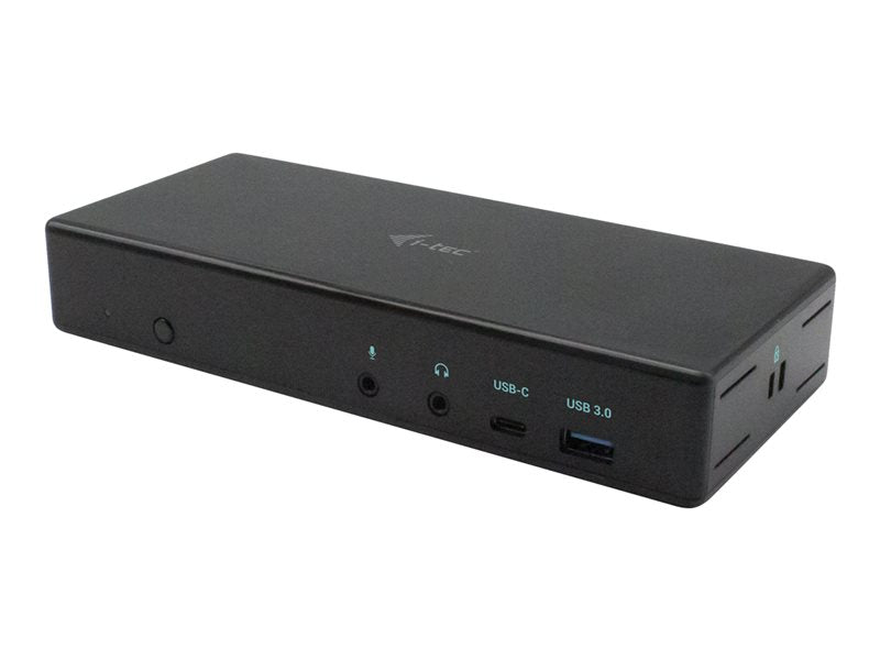 I-TEC USB-C Quattro Display Docking Station 2xDP 2xHDMI 1xGLAN 5xUSB 3.0 1xUSB-C-Data 1xAudio 1xMic 85W PD KL