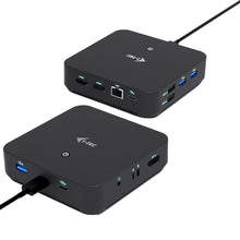 Charger l'image dans la galerie, I-TEC USB-C DS 2 x HDMI 1x DP 1x GLAN 1x USB-C 3.2 3x USB-A 3.2 2x USB 2.0 1x 3.5mm Audio/Mic 1x 100W USB-C Power Delivery