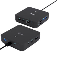 Charger l'image dans la galerie, I-TEC USB-C DS 2 x HDMI 1x DP 1x GLAN 1x USB-C 3.2 3x USB-A 3.2 2x USB 2.0 1x 3.5mm Audio/Mic 1x 100W USB-C Power Delivery