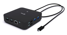 Charger l'image dans la galerie, I-TEC USB-C DS 2 x HDMI 1x DP 1x GLAN 1x USB-C 3.2 3x USB-A 3.2 2x USB 2.0 1x 3.5mm Audio/Mic 1x 100W USB-C Power Delivery