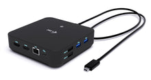 Charger l'image dans la galerie, I-TEC USB-C DS 2 x HDMI 1x DP 1x GLAN 1x USB-C 3.2 3x USB-A 3.2 2x USB 2.0 1x 3.5mm Audio/Mic 1x 100W USB-C Power Delivery + Charger