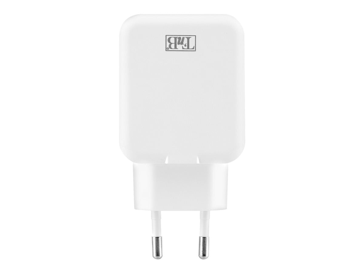 TNB 4.8A Mains 2 USB Charger White