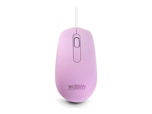 URBAN FACTORY USB-A Wired Mouse 1200dpi Ambidextrous Cable Length 1.50m