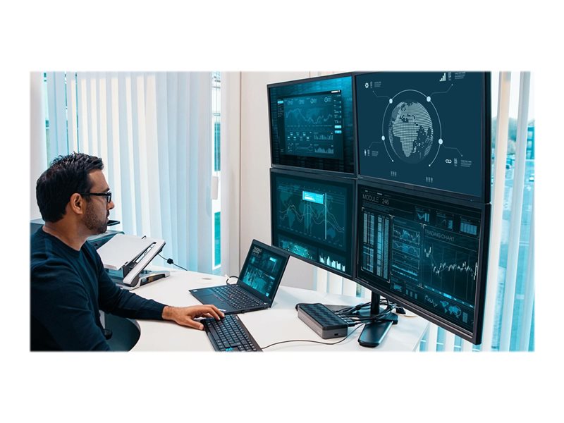 TARGUS TARGUS USB-C Universal Quad 4K QV4K Docking Station with 100W Power Delivery