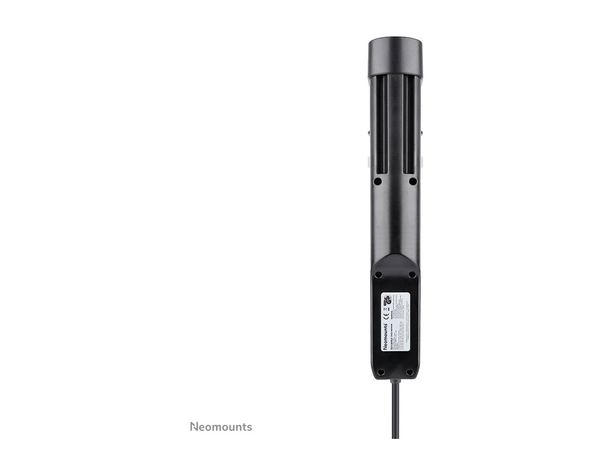 NEOMOUNTS VOLT Desk Clamp socket with Quick-charge USB Ports clamp 0-50mm 3x type-F 230V 1x USB-A 18W 2x USB-C 20W