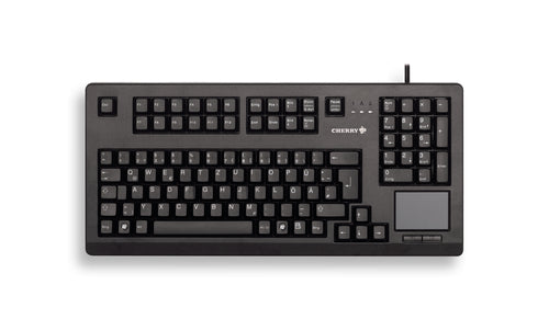 CHERRY TouchBoard G80-11900 105 Keys Mechanical Keyboard with Integrated Touchpad USB Black (FR)