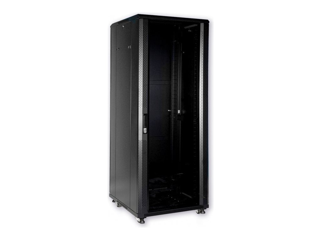 MCL IC6A99AL80P8042 - Baie réseau/serveur - Armoire 19p 42U L. 800 P. 800 - Noir