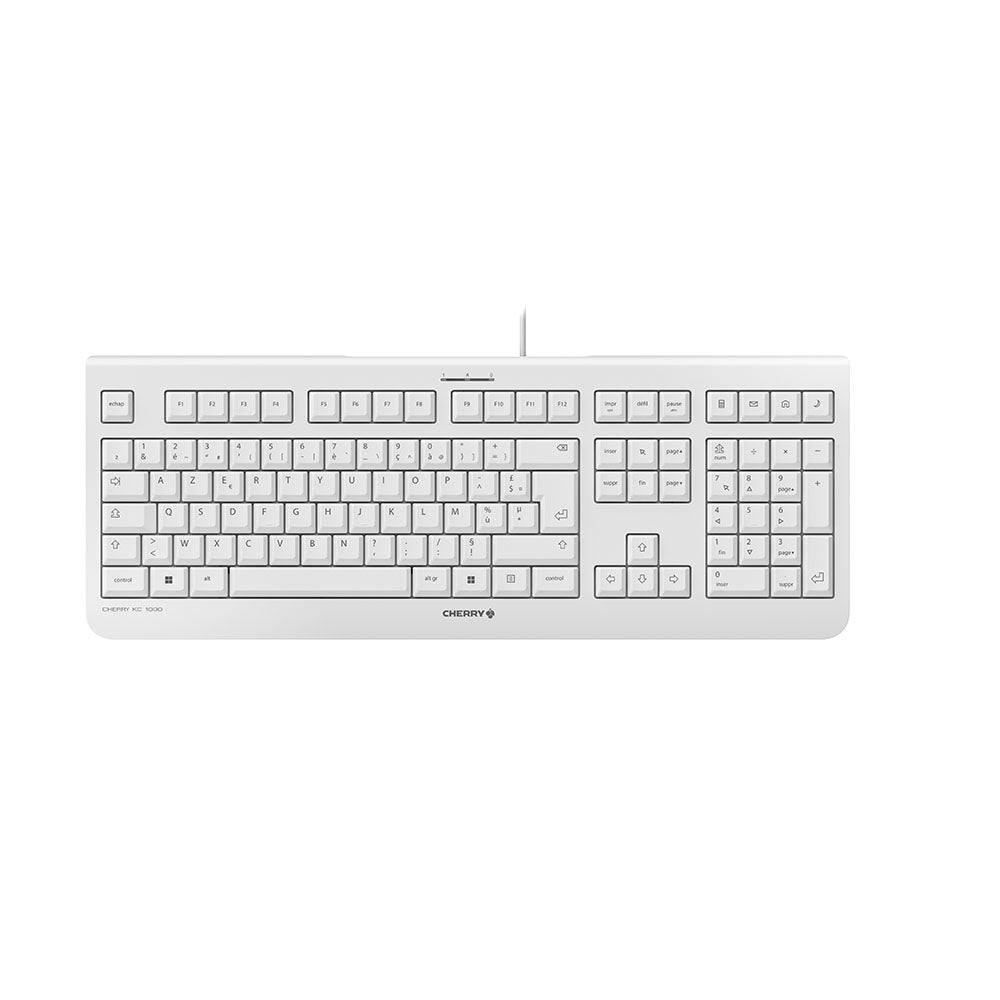 CHERRY KC1000 corded Keyboard USB ultraflat grey (FR)