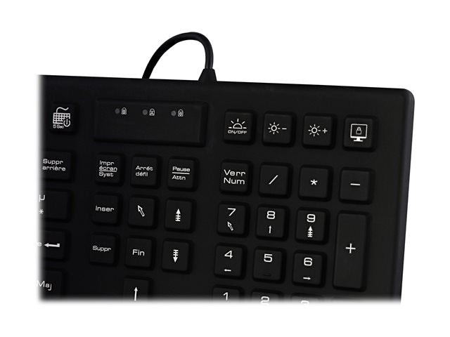 TNB IP68 medical wired keyboard (FR)