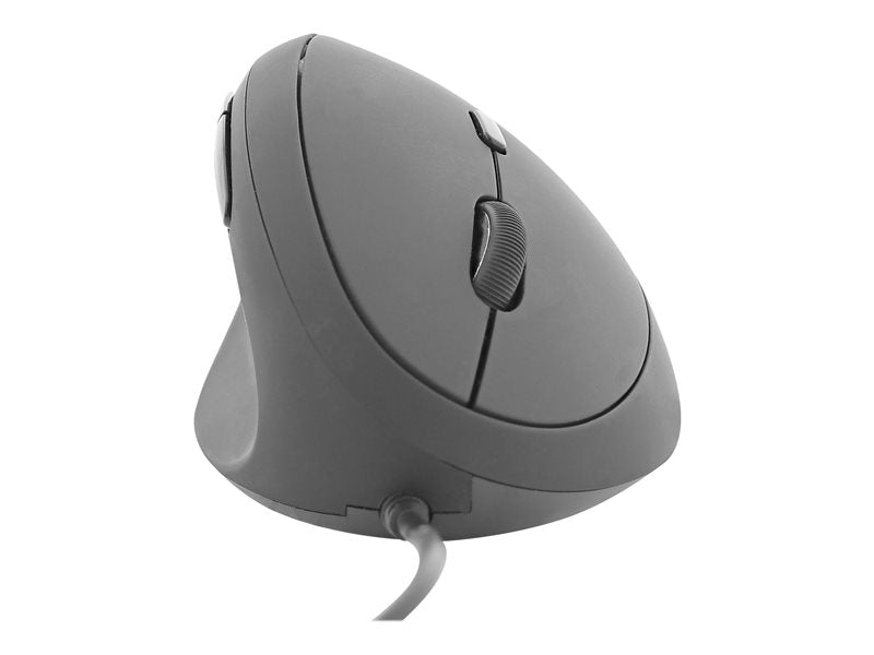 TNB ERGONOMIC Vertical Wired Left-handed Mouse Design designed for optimal use - 5 buttons