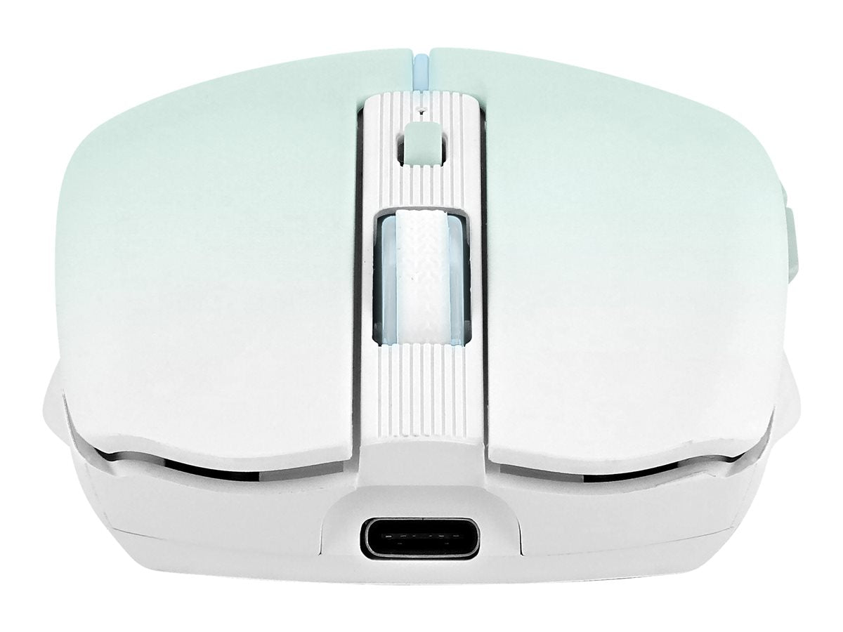 TNB GRADIENT - Dual connect rechargeable colorful wireless mouse - blue