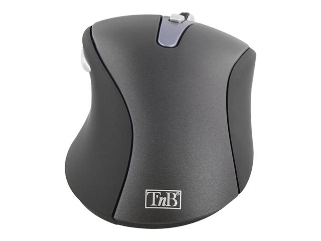 TNB Office Wireless Mouse Black Ultra Comfortable Curved Shape Allowing To Perfectly Fit The Shape Of The Hand Pleasant Grip