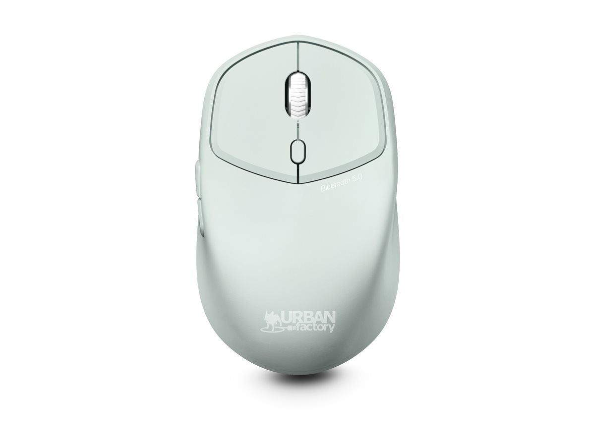 URBAN FACTORY Onlee Color Ambidextrous Mouse 1600Dpi Bluetooth 5.0 - Pale Green