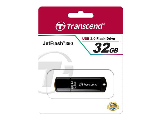 TRANSCEND 32Go Clé USB 2.0 - Noir